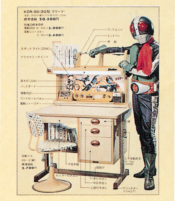 ライダーデスク